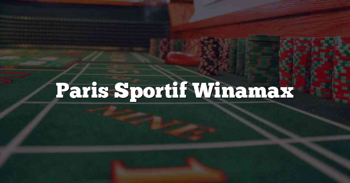 Paris Sportif Winamax