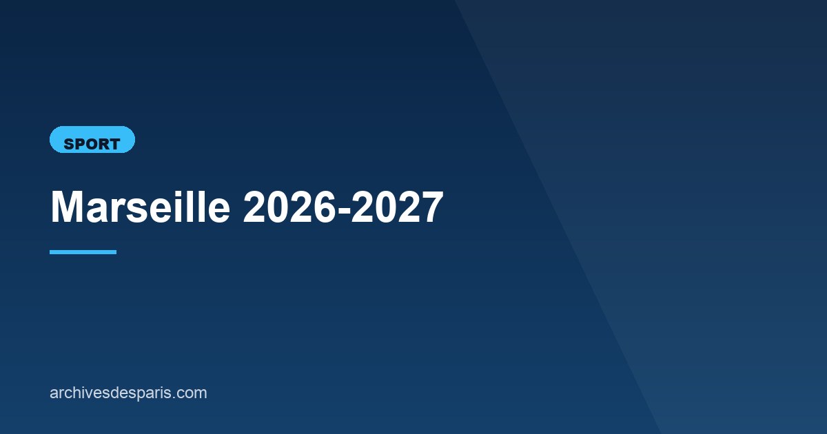 Illustration de l'article consacré à l'OM en 2026-2027